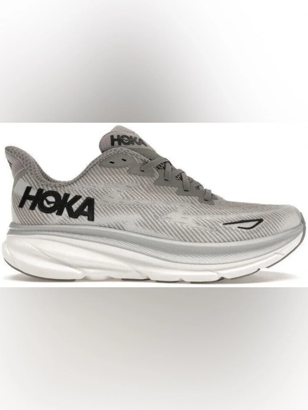 Hoka One One Clifton 9 Men’s Road Running Shoes Harbor Mist Gray Size 11.5